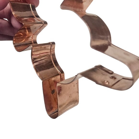 Teddy Bear Copper Cookie Cutter 5‎ Inches Durable Baking Tool Heavy Duty - Picture 9 of 11